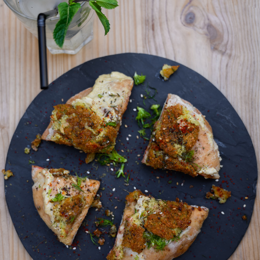 pitza falafel houmous lyon
