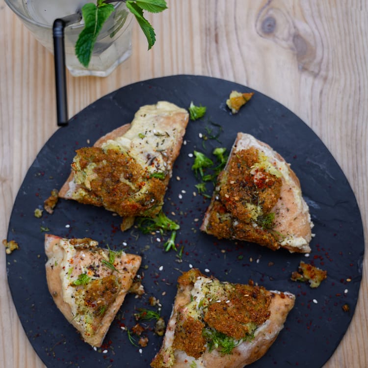pitza falafel houmous lyon